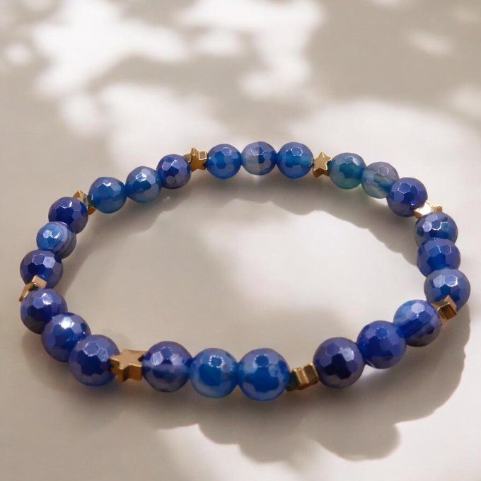 Agate Bleu