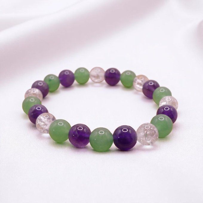 Améthyste - Aventurine - Cristal de Roche