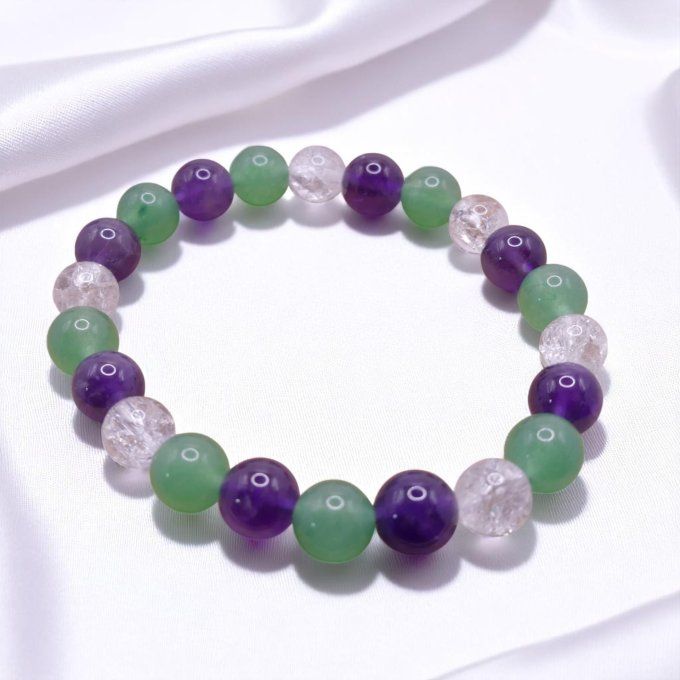 Améthyste - Aventurine - Cristal de Roche