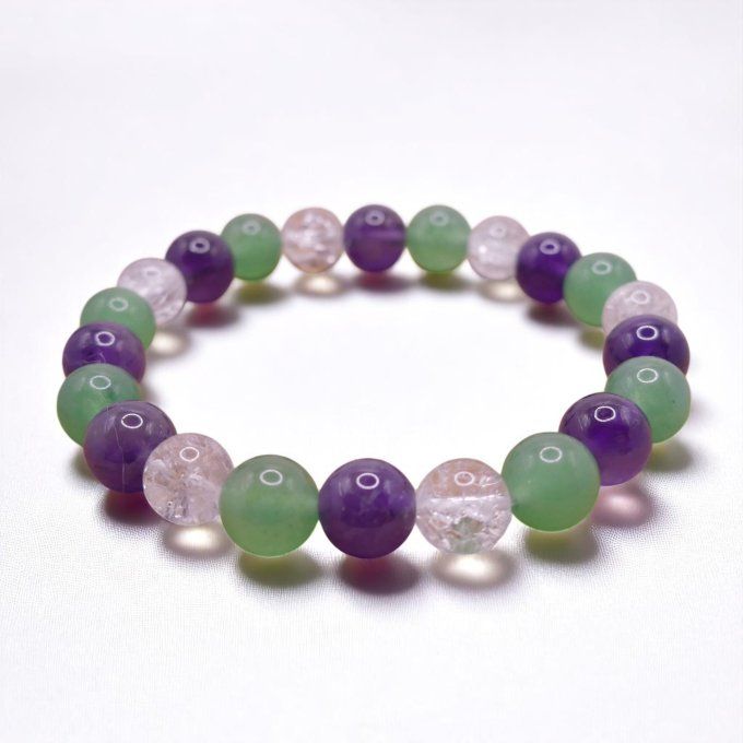 Améthyste - Aventurine - Cristal de Roche