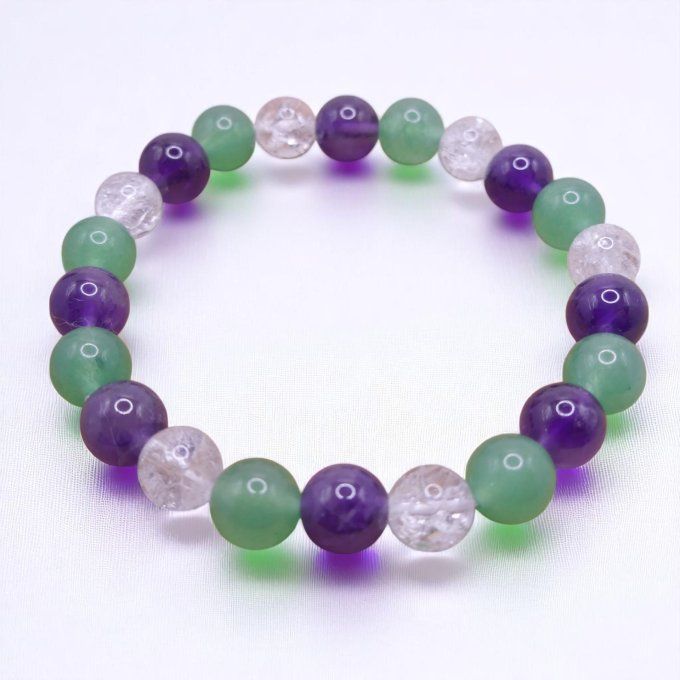 Améthyste - Aventurine - Cristal de Roche