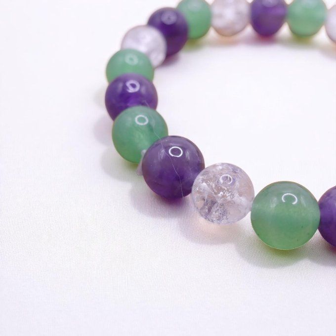 Améthyste - Aventurine - Cristal de Roche