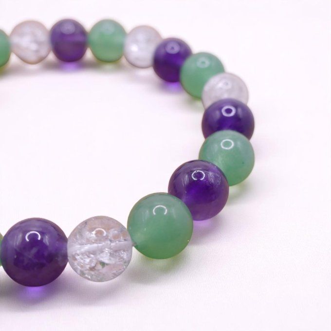 Améthyste - Aventurine - Cristal de Roche