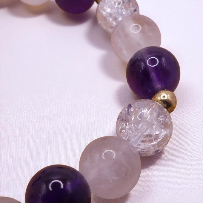 Améthyste - Quartz Rose - Cristal de Roche