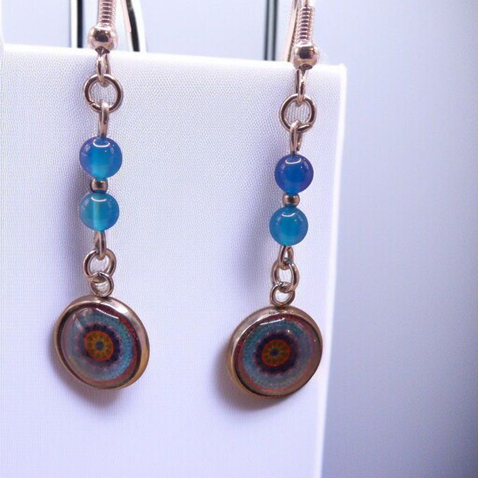 Agate  Bleu