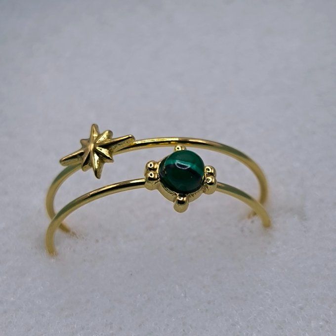 Bague Malachite
