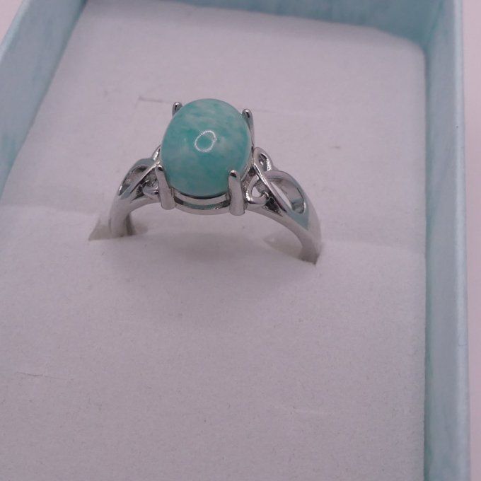 Bague Amazonite