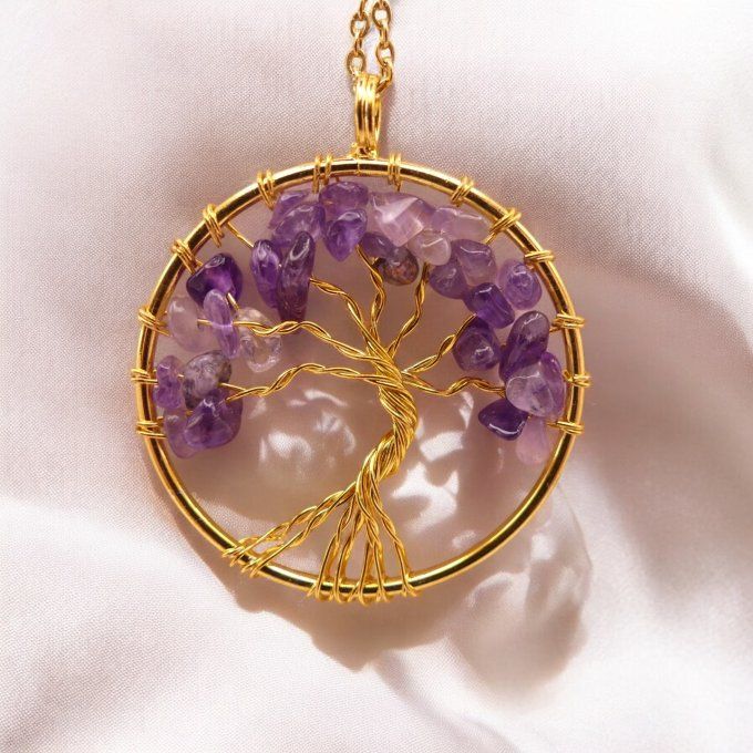 Arbre de vie en Améthyste