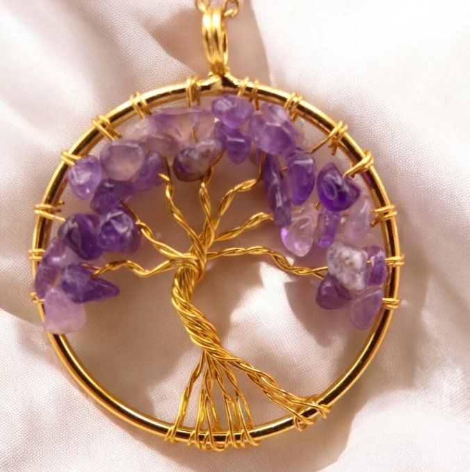 Arbre de vie en Améthyste