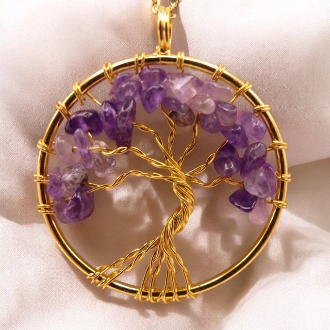 Arbre de vie en Améthyste